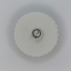 Çivi Detaylı Parlak Silver Yüzük