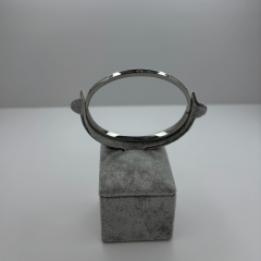 Taşlı Silver Kelepçe