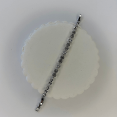 Küçük Kalpli ve Sonsuzluk Detaylı Silver Bileklik