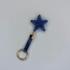 Mavi Taşlı Yıldızlı Çanta Aksesuarı