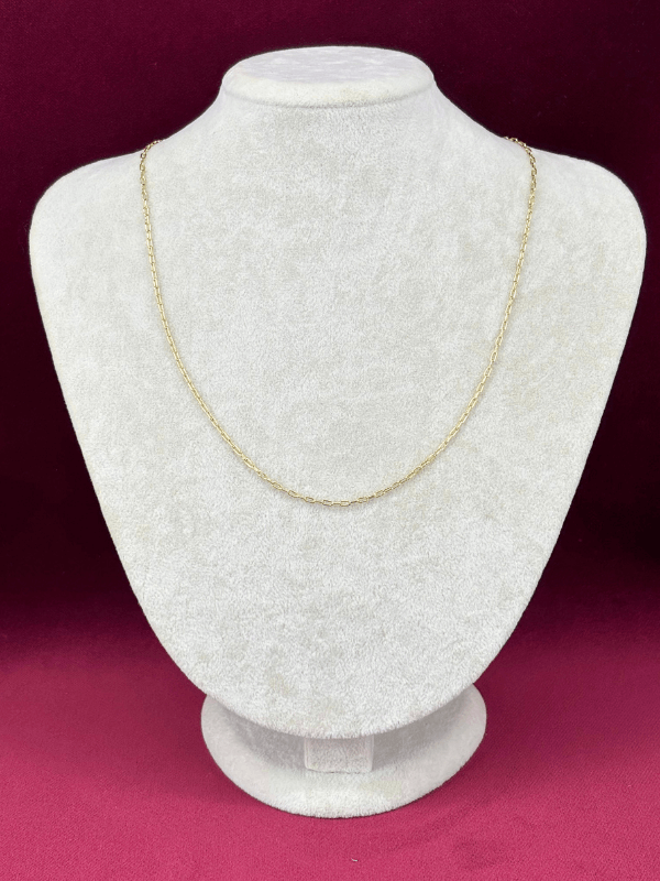 14 K Renginde Minimal Ataş Şekilli Gold Kolye