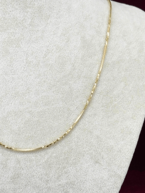 14 K Renginde İtalyan Zincir Gold Kolye