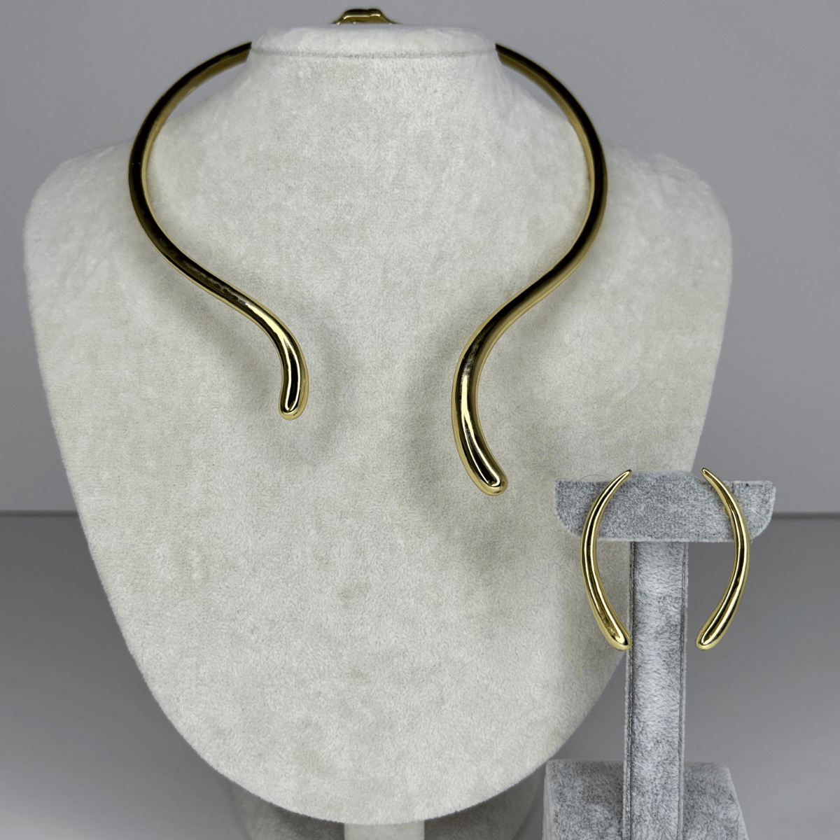 Kemik Şekilli Gold Renkli Set