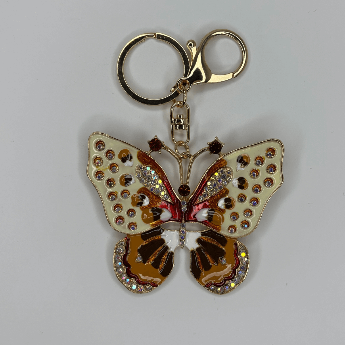 Rengarenk Büyük Kelebek Figürlü Çanta Aksesuarı