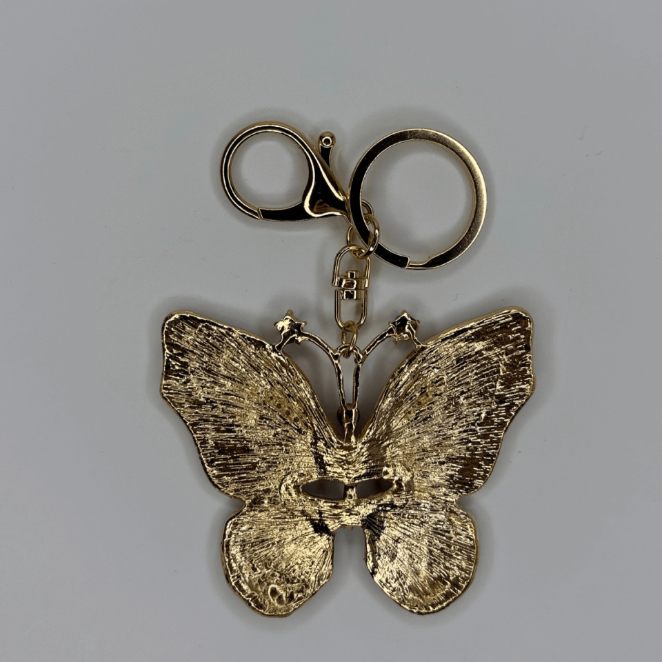 Rengarenk Büyük Kelebek Figürlü Çanta Aksesuarı